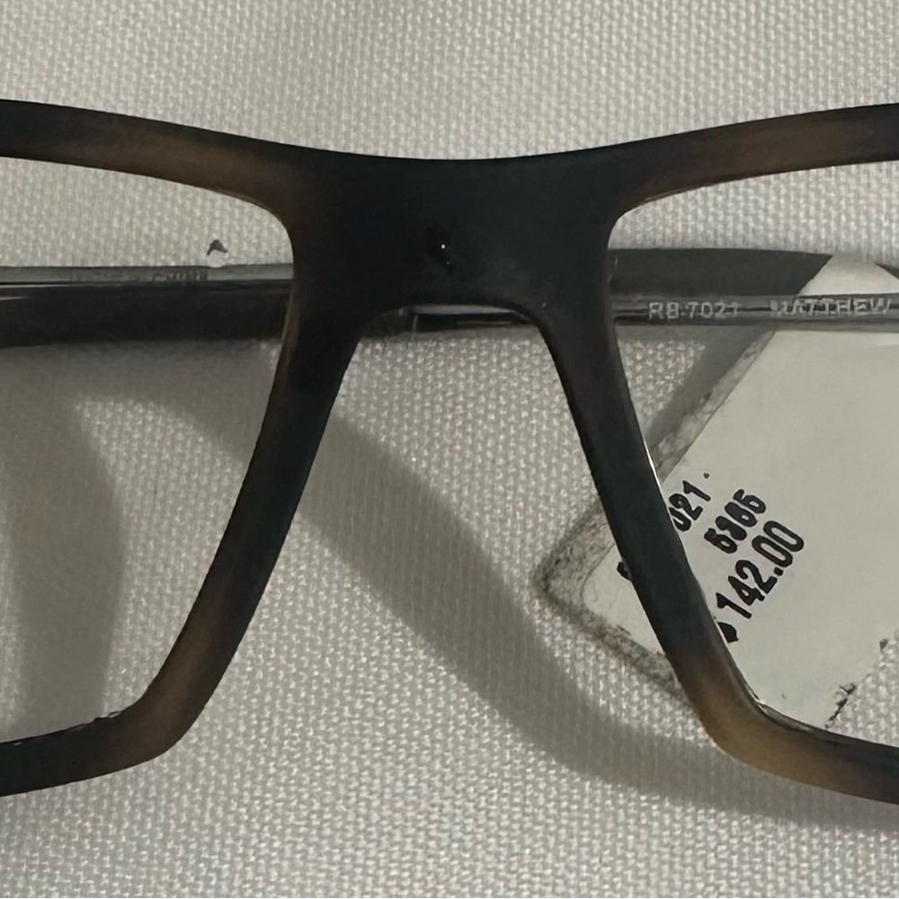 Ray-Ban Black and Tan Eyewear